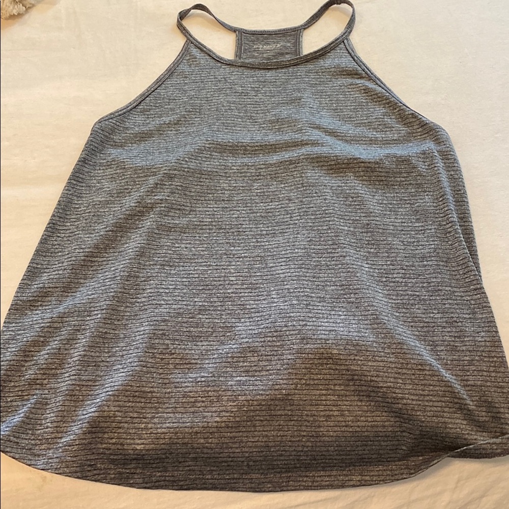 Old Navy Gray Relaxed Backless Tank Top